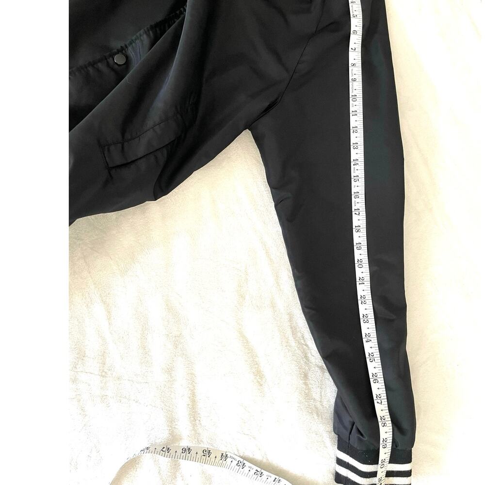 Elwood Black Satin Varsity Bomber Jacket Size M - Picture 5 of 6